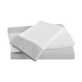 Fitted sheet Alexandra House Living White 105 x 200 cm | Tienda24 Tienda24.eu