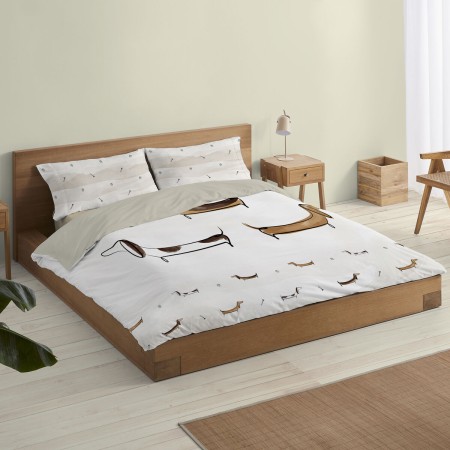 Bettbezug-Set Alexandra House Living Teckel Bunt Doppelmatratze 2 Stücke | Tienda24 Tienda24.eu