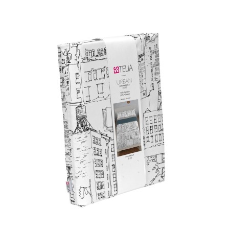 Juego de funda nórdica Alexandra House Living Urban Multicolor Cama de 90 2 Piezas | Tienda24 Tienda24.eu