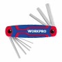 Juego de Llaves Allen Workpro Plegable 8 Piezas | Tienda24 - Global Online Shop Tienda24.eu