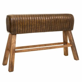 Hocker DKD Home Decor  Grau natürlich Dunkelgrau Holz 80 x 46 x 38 cm | Tienda24 - Global Online Shop Tienda24.eu