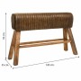 Banquette Alexandra House Living Marron Naturel Cuir Bois de manguier 35 x 76 x 120 cm de Alexandra House Living, Chaises - R...