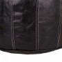 Pouffe Alexandra House Living Black Leather 48 x 35 x 48 cm by Alexandra House Living, Bean Bags - Ref: D1630773, Price: 113,...