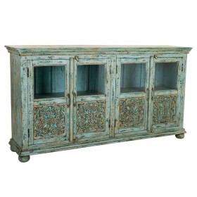 Sideboard Alexandra House Living Blue Mango wood 40 x 90 x 170 cm by Alexandra House Living, Sideboards - Ref: D1630777, Pric...