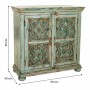 Console Alexandra House Living Bleu Bois de manguier 40 x 90 x 90 cm de Alexandra House Living, Tables - Réf : D1630779, Prix...