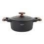 Casserole with lid Oroley Nature Wood 26 cm Cast aluminium | Tienda24 - Global Online Shop Tienda24.eu