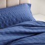 Duvet cover set Alexandra House Living Amán Blue King size 2 Pieces | Tienda24 Tienda24.eu