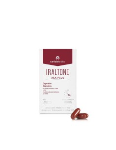 Complemento Alimentar Anti-queda para o Cabelo Iraltone Aga Plus (60 Unidades) de Iraltone, Produtos para queda do cabelo - R...