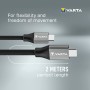 Câble USB-C Varta 2 m Noir | Tienda24 - Global Online Shop Tienda24.eu