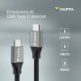 Câble USB-C Varta 2 m Noir | Tienda24 - Global Online Shop Tienda24.eu