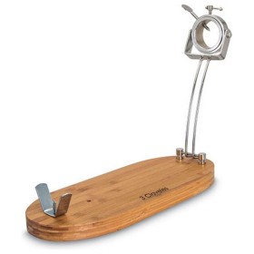 Jamonero de Madera 3 Claveles Bambú 47 x 18,5 x 37 cm Plegable de 3 Claveles, Jamoneros - Ref: S7924130, Precio: 43,98 €, Des...