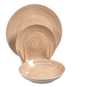 Louça de Porcelana Caison Aurora Castanho Cinzento 4 pessoas 12 Peças de Caison, Louças combinadas - Ref: S7924154, Preço: 41...