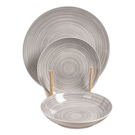 Vaisselle en Porcelaine Caison Sakura Marron Gris Porcelaine 12 Pièces de Caison, Services complets - Réf : S7924155, Prix : ...