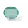 Lunchbox hermetisch Ibili 790406 Kunststoff 600 ml 16 x 12 x 6,5 cm grün | Tienda24 - Global Online Shop Tienda24.eu