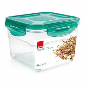 Panier-repas carré avec couvercle Quttin Transparent 750 ml 16 x 16 x 7 cm (6 Unités) | Tienda24 - Global Online Shop Tienda24.eu