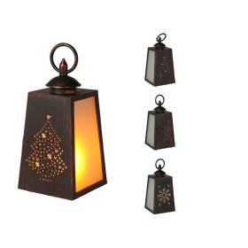 Lanterna LED Lifetime 10 x 19 cm Efeito Chama de Lifetime, Natal - Ref: S7924450, Preço: 8,95 €, Desconto: %