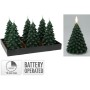 Vela LED Lifetime Verde-escuro Árvore de Natal 19 cm Efeito Chama | Tienda24 - Global Online Shop Tienda24.eu