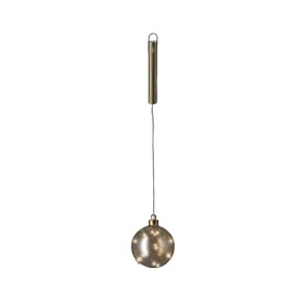 Bola de Natal Lumineo Dourado Cristal Ø 10 cm Para pendurar MicroLED de Lumineo, Natal - Ref: S7924517, Preço: 7,67 €, Descon...