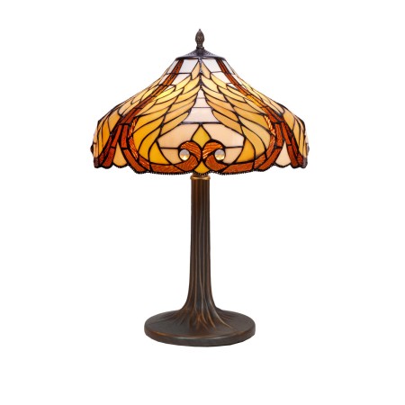 Lampe de bureau Viro Dalí Marron Zinc 60 W 45 x 64 x 45 cm | Tienda24 Tienda24.eu