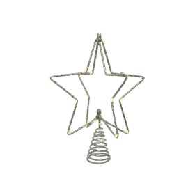 Estrela de Natal Lumineo Prateado Metalen draad 20 x 5 x 25 cm MicroLED de Lumineo, Natal - Ref: S7924542, Preço: 8,42 €, Des...