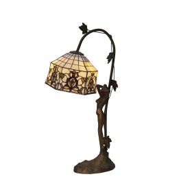 Desk lamp Viro TABLE LAMP Beige Zinc 60 W 20 x 37 x 20 cm | Tienda24 Tienda24.eu