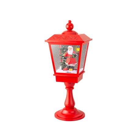 Lanterna LED Lumineo Vermelho Pai Natal Música Movimento | Tienda24 - Global Online Shop Tienda24.eu