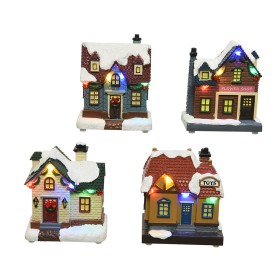 Kerzen-Set DKD Home Decor Weiß grün Weihnachten 7 x 7 x 15 cm | Tienda24 - Global Online Shop Tienda24.eu