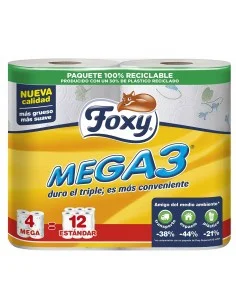 Carta Igienica Foxy Mega3 (4 Unità) da Foxy, Carta igienica - Ref: S05108801, Precio: 10,18 €, Descuento: %