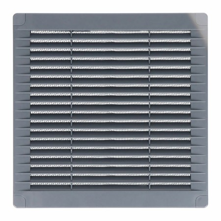 Rejilla de ventilación EDM 87701 Gris 10 x 10 cm | Tienda24 - Global Online Shop Tienda24.eu