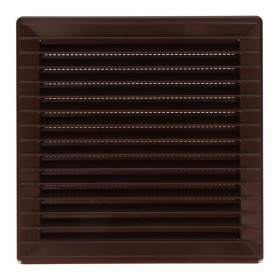 Grille de ventilation EDM 87729 Marron 14 x 14 cm de EDM, Registres, grilles et bouches d'aération - Réf : S7925110, Prix : 4...