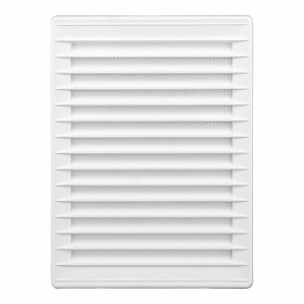 Grille de ventilation EDM 87733 Blanc 13,7 x 20,7 cm Moustiquaire de EDM, Registres, grilles et bouches d'aération - Réf : S7...