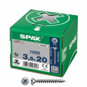 Boîte à vis SPAX Wirox Z2 Tête plate 3,5 x 20 mm 1000 Unidades de SPAX, Vis - Réf : S7925196, Prix : 20,47 €, Remise : %