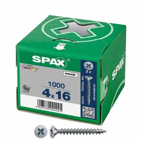 Boîte à vis SPAX Wirox Z2 Tête plate 4,0 x 16 mm 1000 Unidades de SPAX, Vis - Réf : S7925202, Prix : 27,36 €, Remise : %