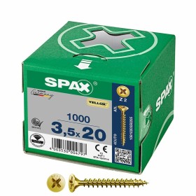 Boîte à vis SPAX Yellox Z2 Tête plate 3,5 x 20 mm 1000 Unidades de SPAX, Vis - Réf : S7925207, Prix : 20,47 €, Remise : %