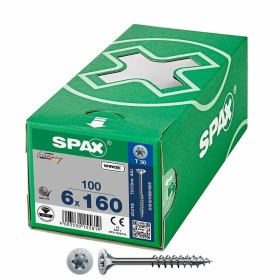 Boîte à vis SPAX Wirox T30 Tête plate 6 x 160 mm 100 Unités de SPAX, Vis - Réf : S7925220, Prix : 59,91 €, Remise : %