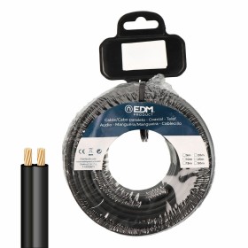 Flat parallel cable EDM 28715 Black 25 m 2 x 0,75 mm by EDM, Parallel cables - Ref: S7925272, Price: 16,06 €, Discount: %