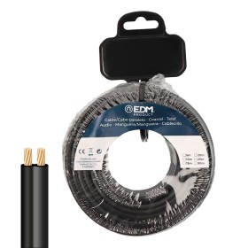 Cable paralelo plano EDM 28711 Negro 5 m 2 x 0,75 mm de EDM, Cables paralelo - Ref: S7925318, Precio: 5,98 €, Descuento: %