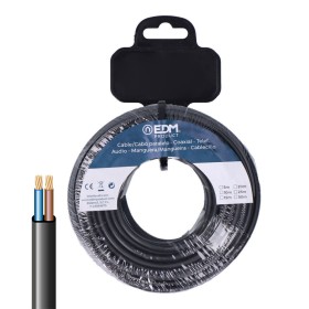 Kabel EDM 2 x 1 mm 10 m Schwarz | Tienda24 - Global Online Shop Tienda24.eu