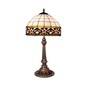 Lampe de bureau DKD Home Decor Doré Métal Bois (33 x 33 x 51 cm) | Tienda24 Tienda24.eu