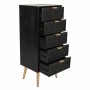 Cassettiera Alexandra House Living Nero Dorato Legno MDF | Tienda24 - Global Online Shop Tienda24.eu