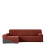 Funda para chaise longue de brazo largo izquierdo Eysa JAZ Rojo Oscuro 180 x 120 x 360 cm | Tienda24 Tienda24.eu