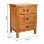 Nightstand Alexandra House Living Brown 62 x 37 x 47 cm by Alexandra House Living, Bedside Tables - Ref: D1630825, Price: 133...