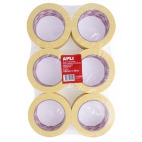 Fita Adesiva Apli Carroçaria Pintor Amarelo 6 Peças 48 mm x 45 m de Apli, Fitas adesivas - Ref: S8400543, Preço: 22,07 €, Des...