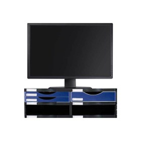 Bildschirm-Träger für den Tisch Archivo 2000 polystyrol Blau Schwarz 36 x 60 x 16,5 cm von Archivo 2000, Monitorständer & -ar...