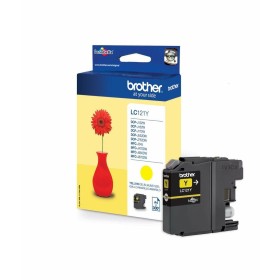 Cartouche d'encre originale Brother LC-121Y Jaune de Brother, Toners et encre pour imprimante - Réf : S8401965, Prix : 13,81 ...