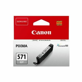 Cartouche d'encre originale Canon CLI-571 Gris de Canon, Toners et encre pour imprimante - Réf : S8402572, Prix : 17,67 €, Re...