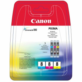 Original Ink Cartridge Canon CLI-8 C/M/Y Tricolour by Canon, Printer toners and inks - Ref: S8402613, Price: 42,86 €, Discoun...