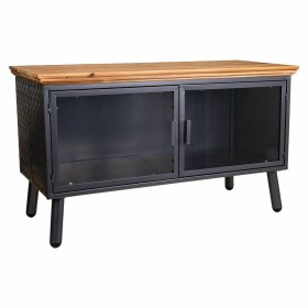 Meuble d'Appoint Alexandra House Living Marron Noir Gris verre Fer Bois d'épicéa 42 x 55 x 94 cm de Alexandra House Living, T...