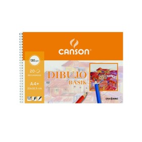 Drawing Pad Canson Basik Smooth With inset Micro perforated 130 g/m² by Canson, Paper - Ref: S8403195, Price: 29,66 €, Discou...