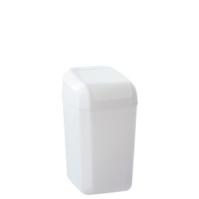 Rubbish bin Denox White 15 L (28 x 22 x 40 cm) by Denox, Wastebaskets - Ref: S8403969, Price: 10,67 €, Discount: %